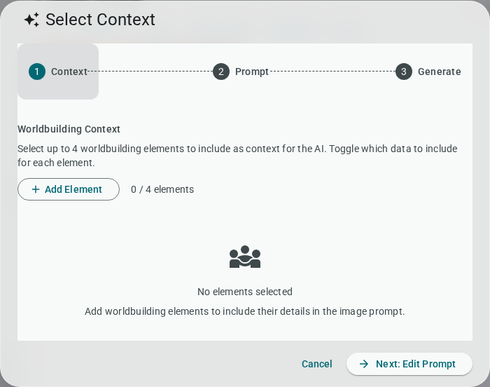 Image Generation Dialog